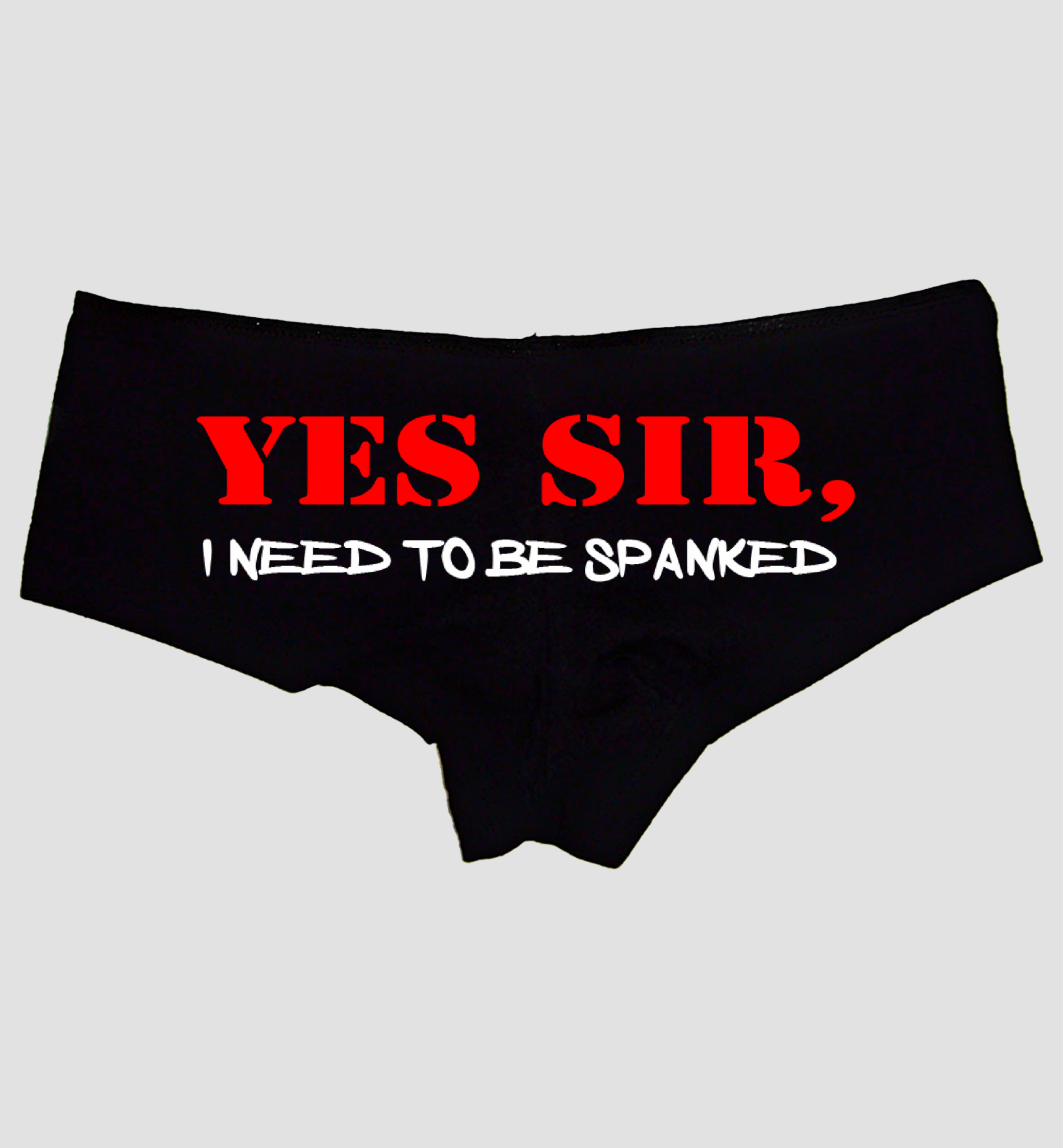 Sexy Girl Rock Spank Me Panties for Women – Naughty Low-Rise Lingerie, Cheeky Cotton Boyshorts Underwear for Wives