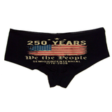 250 Years We The People Panties – Women’s Sexy Boyshort Underwear – Patriotic Lingerie Gift – 1776–2026