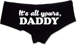It's All Yours, Daddy Booty Shorts Boyshort Cotton Bikini Bottom Sexy Panties…