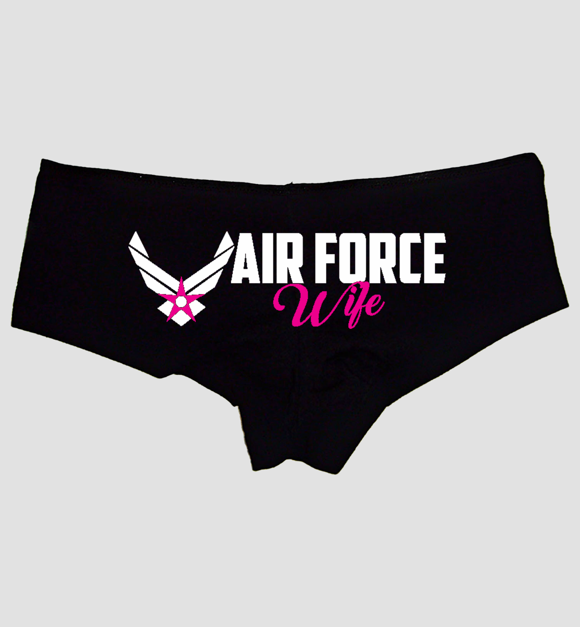 Sexy Military Air Force Wife Booty Shorts Boyshort Cotton Bikini Bottom Panties