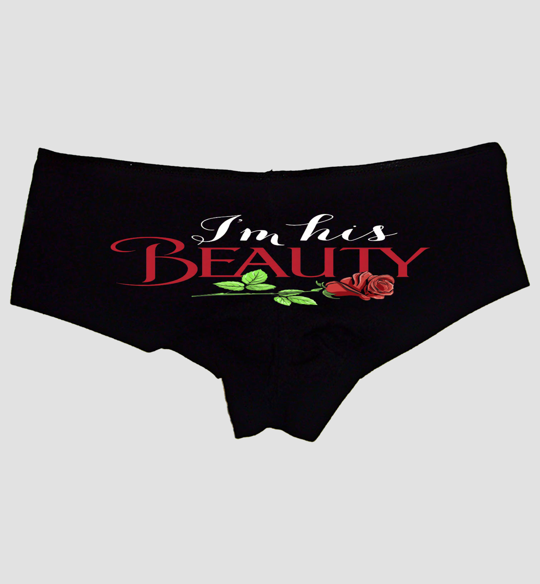 I’m His Beauty Panties – Romantic Women’s Boyshort Lingerie