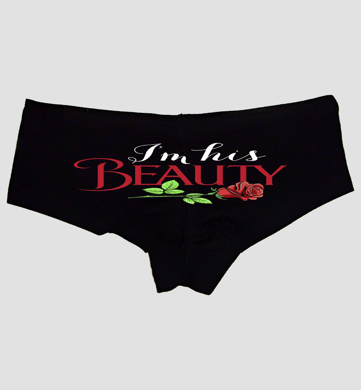 I’m His Beauty Panties – Romantic Women’s Boyshort Lingerie