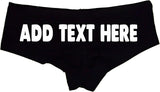 SGR Add Your Own Text Custom Panties, Premium Cotton, Naughty Panties for Women, Sexy Gifts for Wife