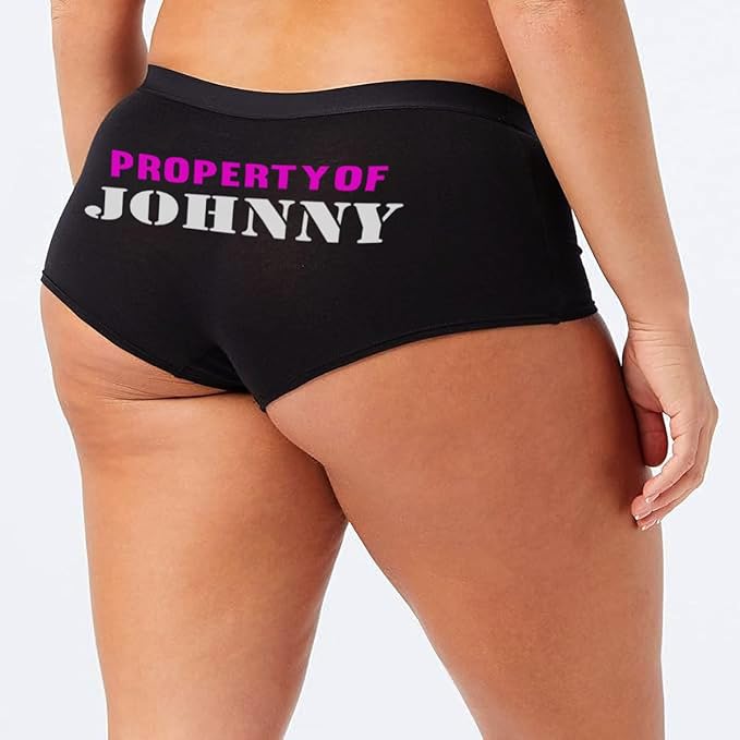 Sexy Girl Rock Custom Property of Daddy Women’s Panties – Flirty Premium Cotton Underwear for Her