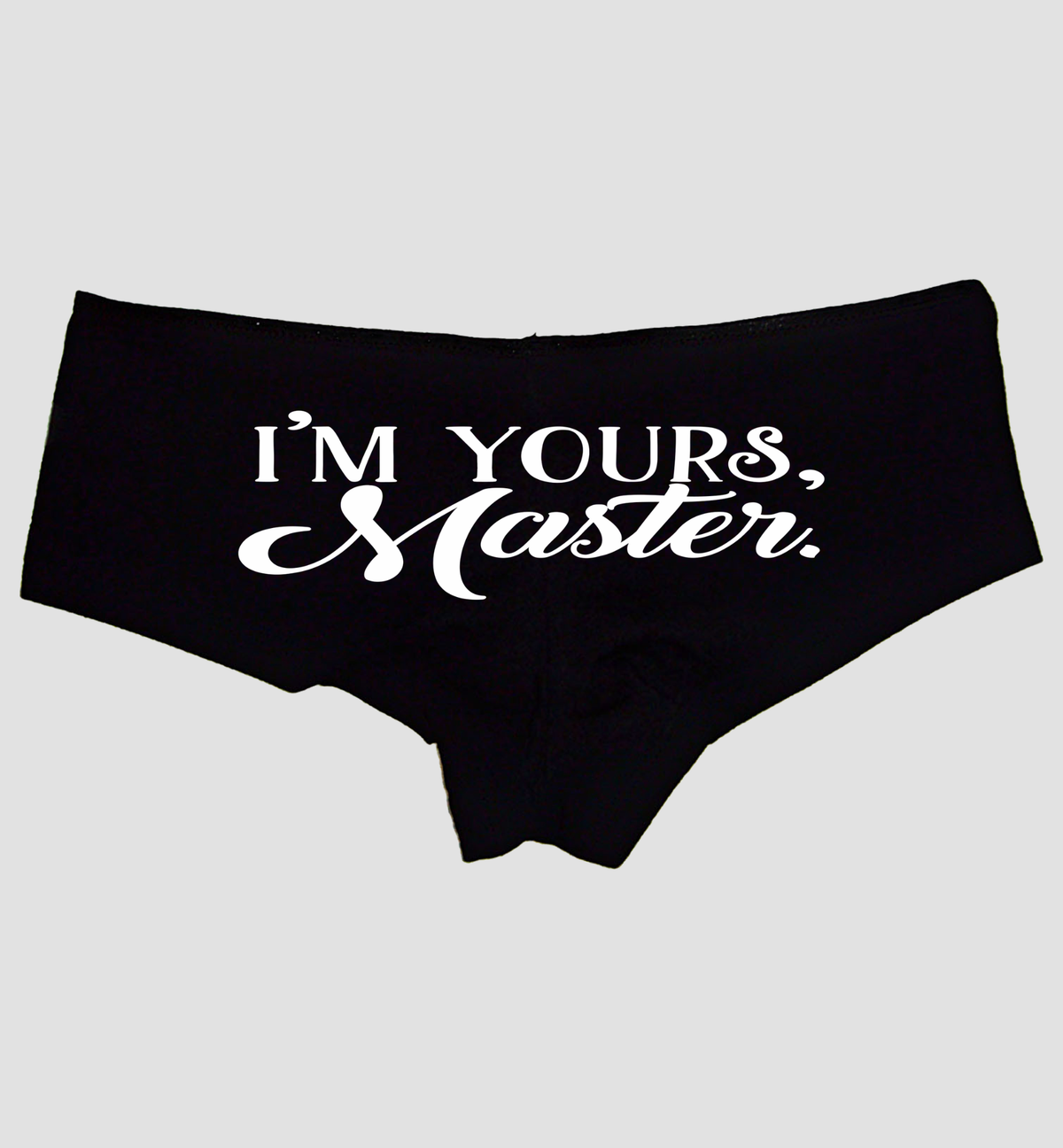 I'm Yours Master Booty Shorts Boyshort Cotton Bikini Bottom Sexy Panties