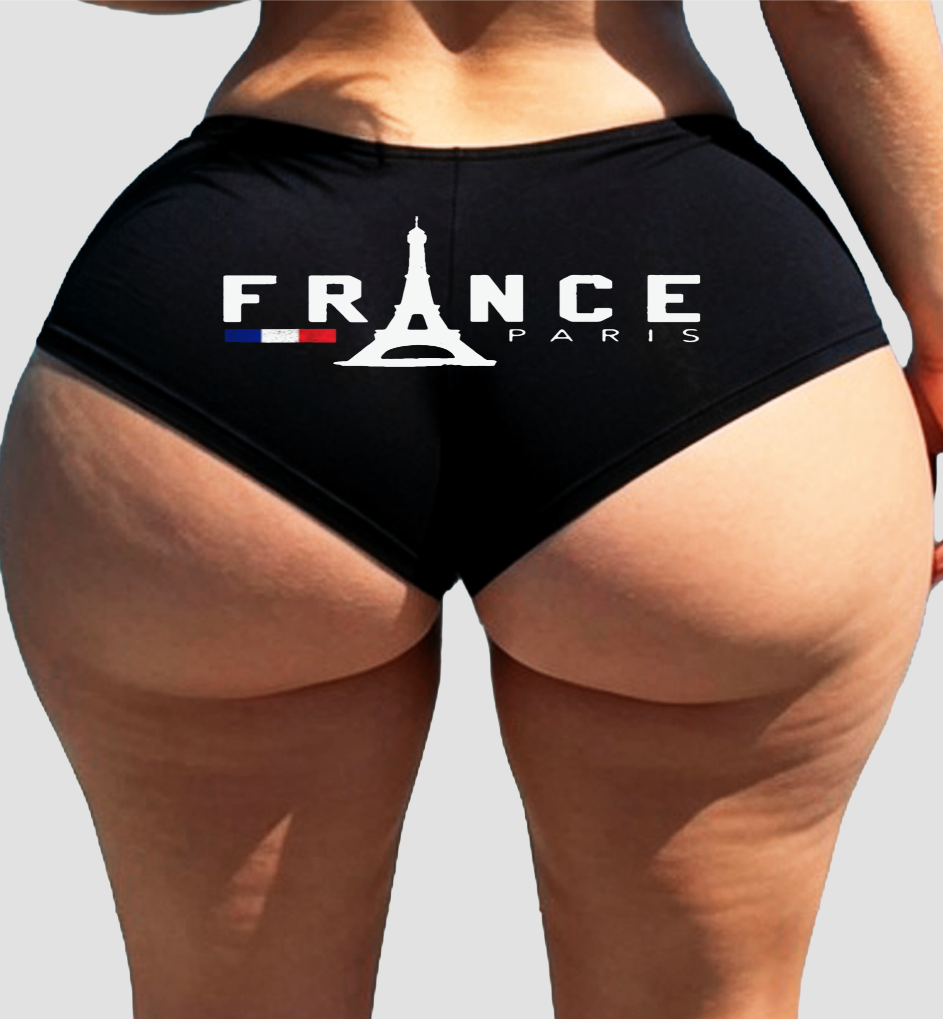 France Paris Panties – Women’s Sexy Boyshort Underwear – Eiffel Tower Lingerie Gift – Travel Souvenir