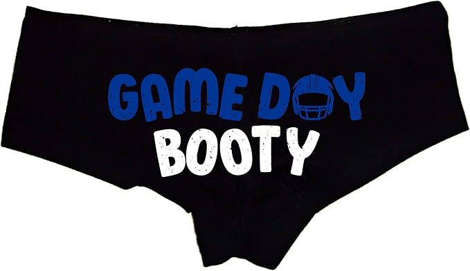 SGR – Dallas Fan Gear - Gameday Booty - Girlfriend Wife - Cotton Black Team Underwear