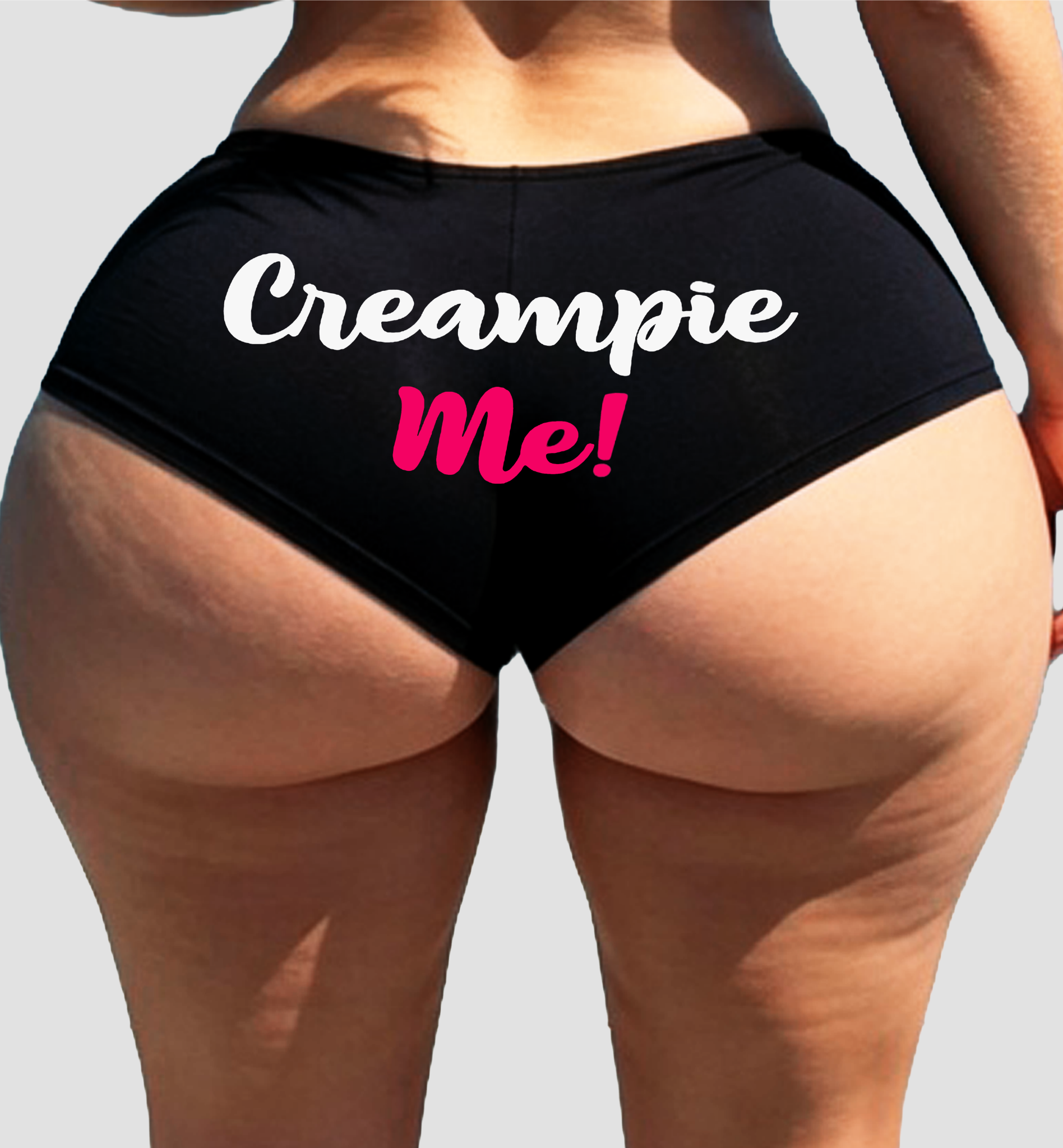 Sexy Girl Rock Creampie Me Panties for Women – Naughty Cotton Boyshorts, Spicy Bedroom Lingerie, Flirty Low-Rise Underwear