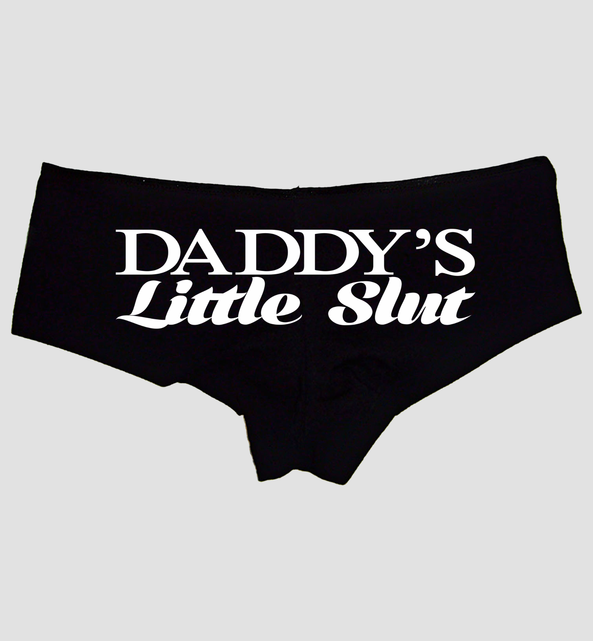 Daddy’s Naughty Girl Panties – Slutty Flirty Hipster Underwear for Women | Kinky Cotton Lingerie Gift | Cheeky Boyshorts