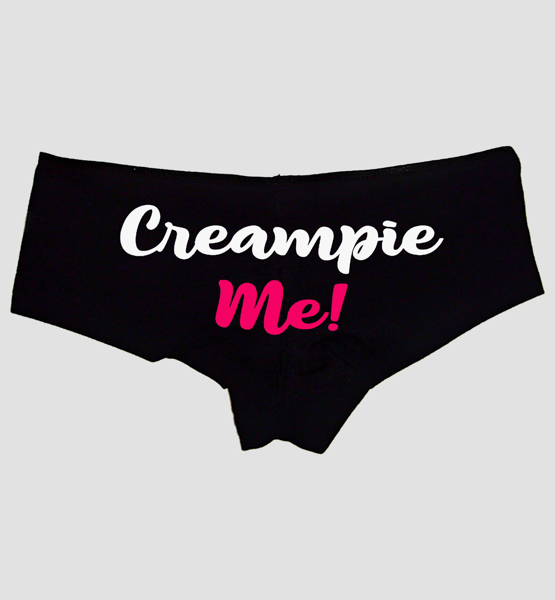 Sexy Girl Rock Creampie Me Panties for Women – Naughty Cotton Boyshorts, Spicy Bedroom Lingerie, Flirty Low-Rise Underwear