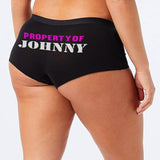 Sexy Girl Rock Custom Property of Daddy Women’s Panties – Flirty Premium Cotton Underwear for Her