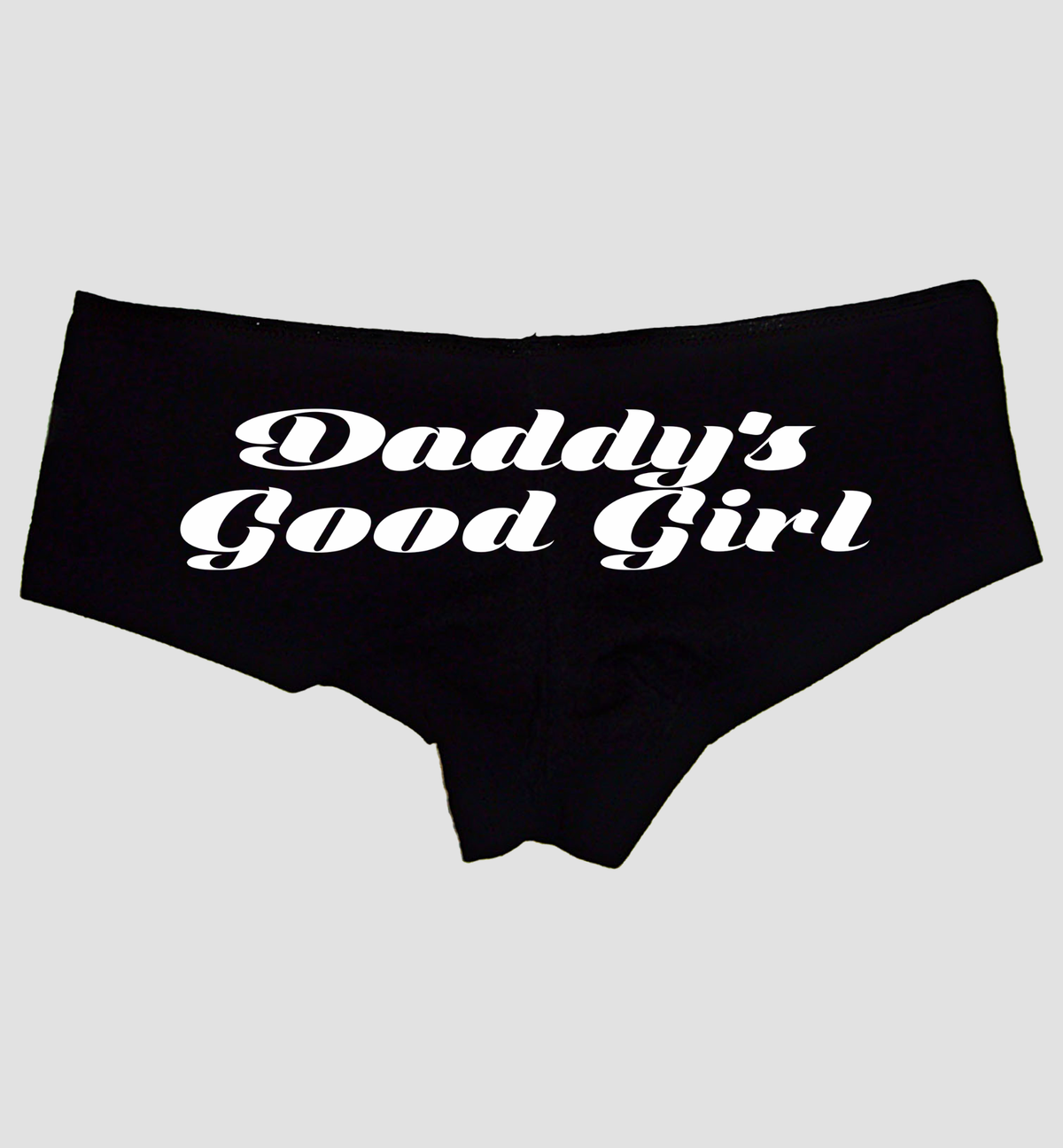 Daddy’s Good Girl Panties—Naughty Cotton Lingerie for Women, Cheeky Low-Rise Boyshorts for Submissive Wives, Gift for Girl
