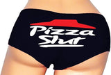 Pizza Slut Panties – Naughty Cotton Boyshorts for Women, Funny Sexy Lingerie Gift S-3X, Cheeky Parody Underwear