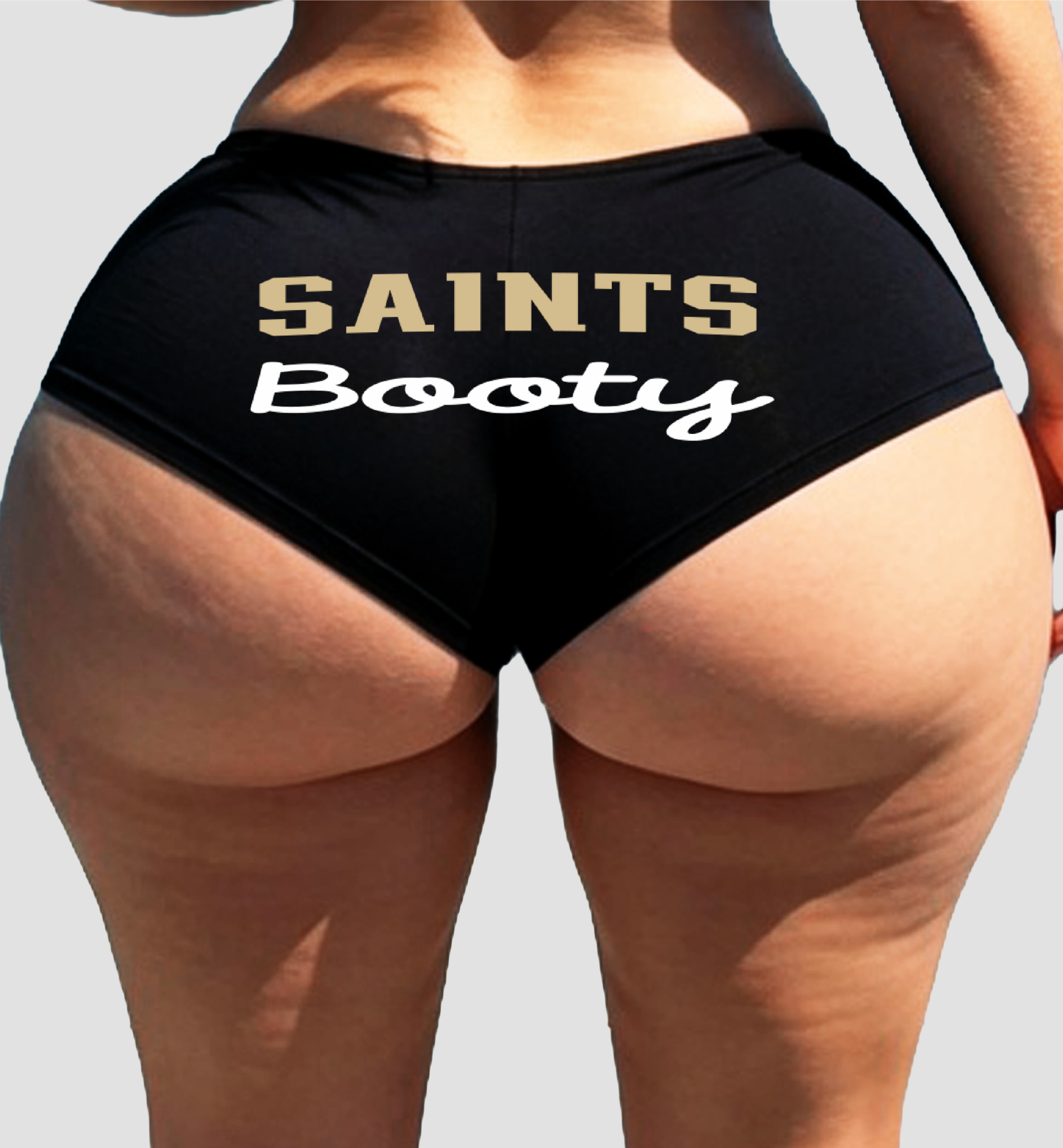 Sexy Girl Rock Saints Booty Panties–Cheeky Hipster Cotton Underwear for Women | Flirty Fan Gift | Low-Rise Game Day Lingerie