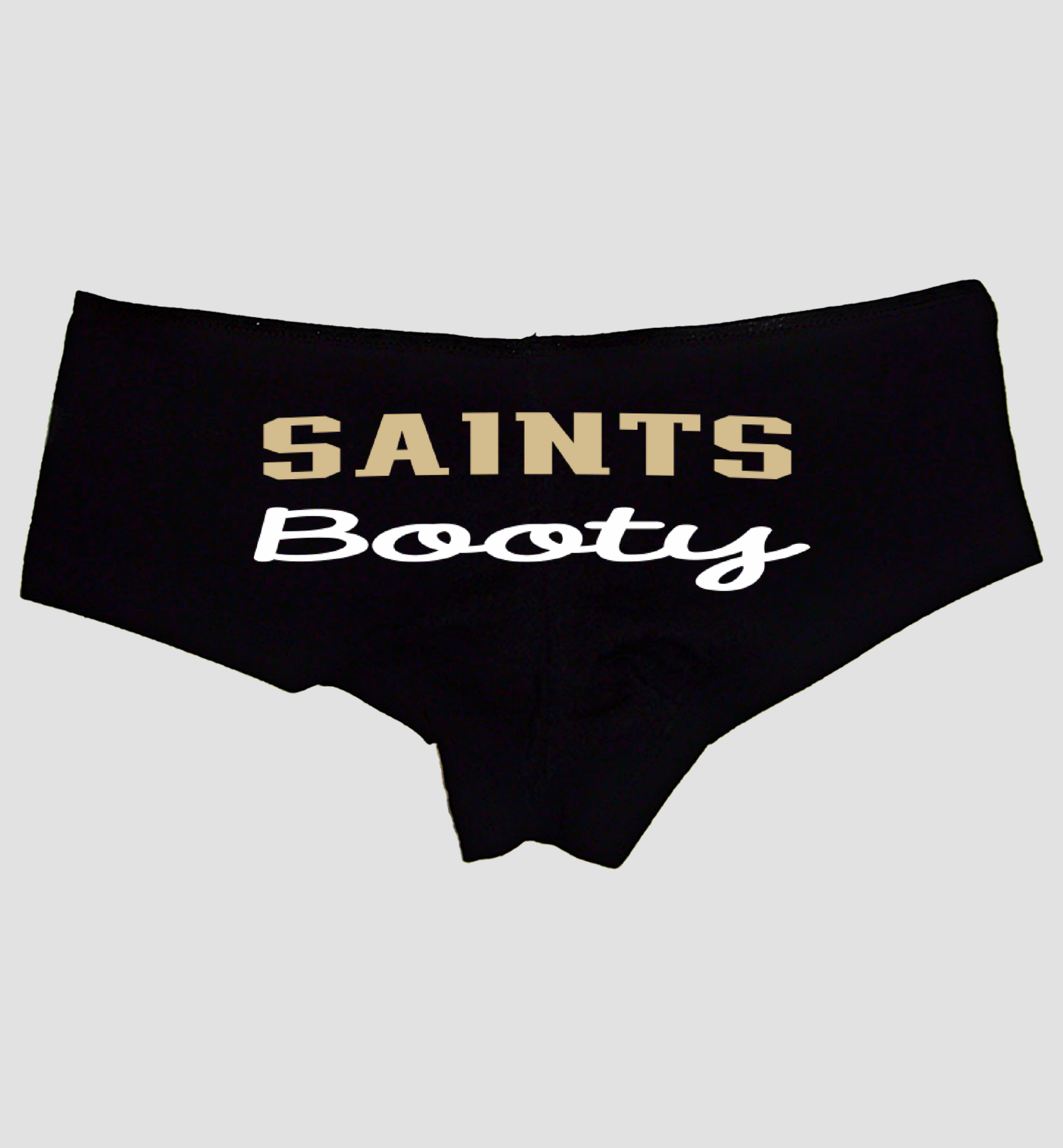 Sexy Girl Rock Saints Booty Panties–Cheeky Hipster Cotton Underwear for Women | Flirty Fan Gift | Low-Rise Game Day Lingerie