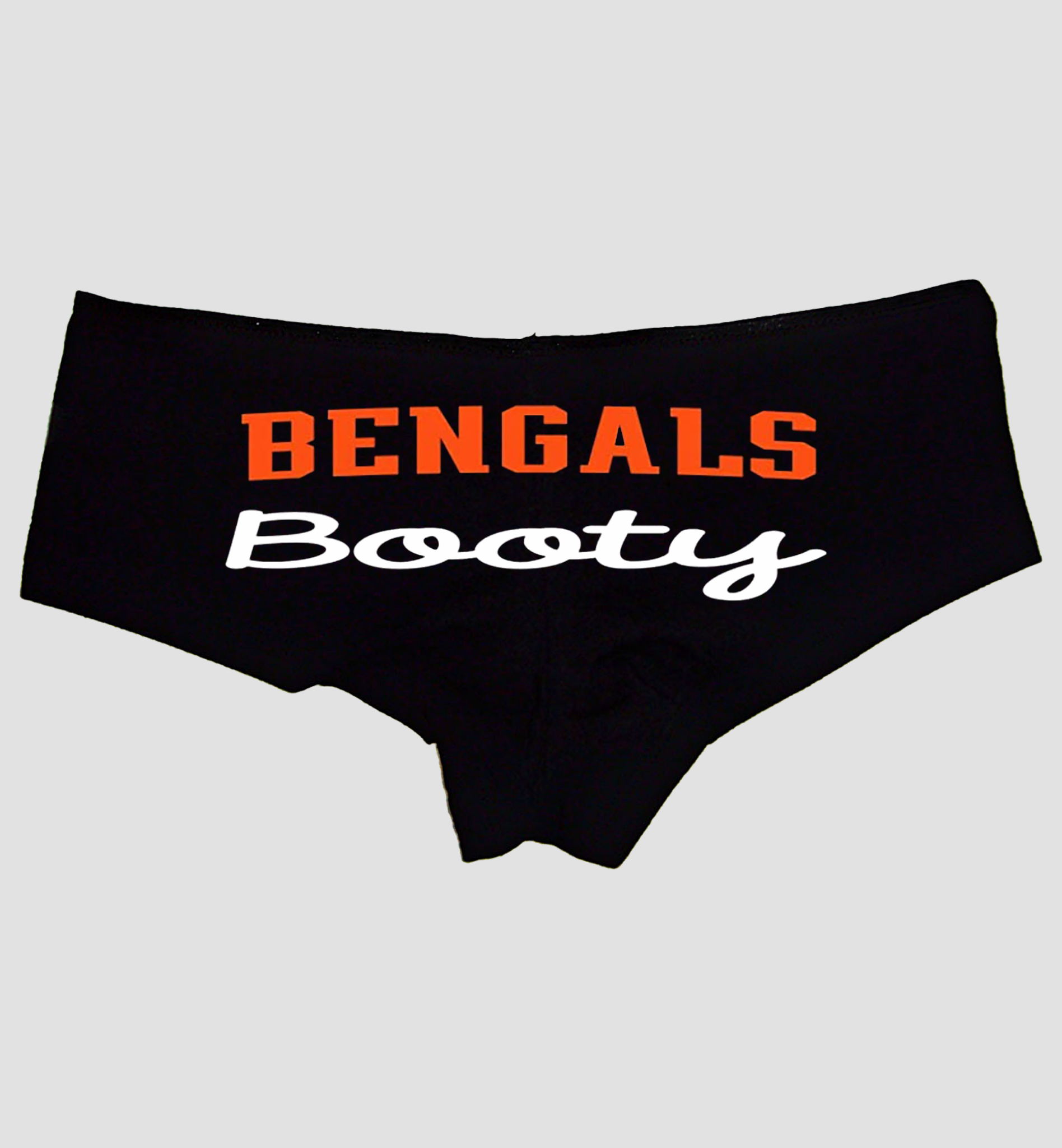 Sexy Girl Rock Bengals Booty Panties for Women–Cheeky Cotton Booty Shorts, Flirty Low-Rise Lingerie for Sports Fans, Fun Gift