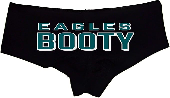Eagles Booty Panties – Women’s Sexy Boyshort Underwear – Fun Football Inspired Lingerie Gift