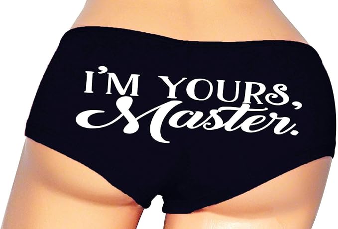 I'm Yours Master Booty Shorts Boyshort Cotton Bikini Bottom Sexy Panties