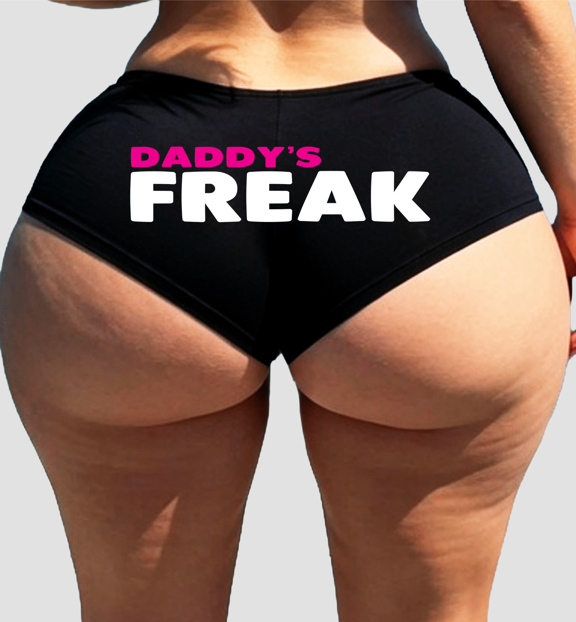 Daddy's Freak Booty Shorts – Cotton Boyshort Bikini Bottom Sexy Women’s Panties – Fun and Flirty Gift
