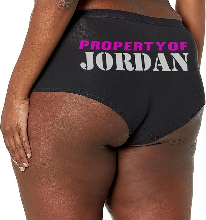 Sexy Girl Rock Custom Property of Daddy Women’s Panties – Flirty Premium Cotton Underwear for Her