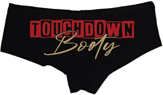Touchdown Booty Women’s Boyshort Panties - Sexy San Francisco-Inspired Underwear for Confident Fans