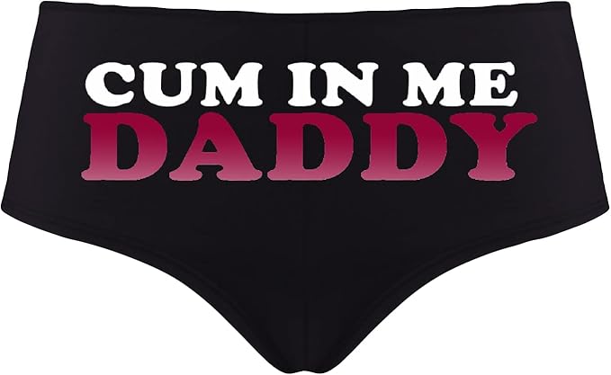 Sexy Girl Rock Low-Rise Cheeky Daddy Panties – Bold Bedroom Lingerie for Bachelorette, Honeymoon, Roleplay, Bridal Gift