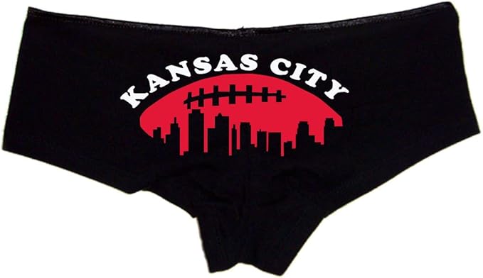 Sexy Girl Rock Kansas City Booty Shorts Women’s Premium Cotton Panties – Fun and Flirty Gift for Her