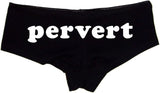 Pervert Booty Shorts Boyshort Cotton Bikini Bottom Sexy Panties
