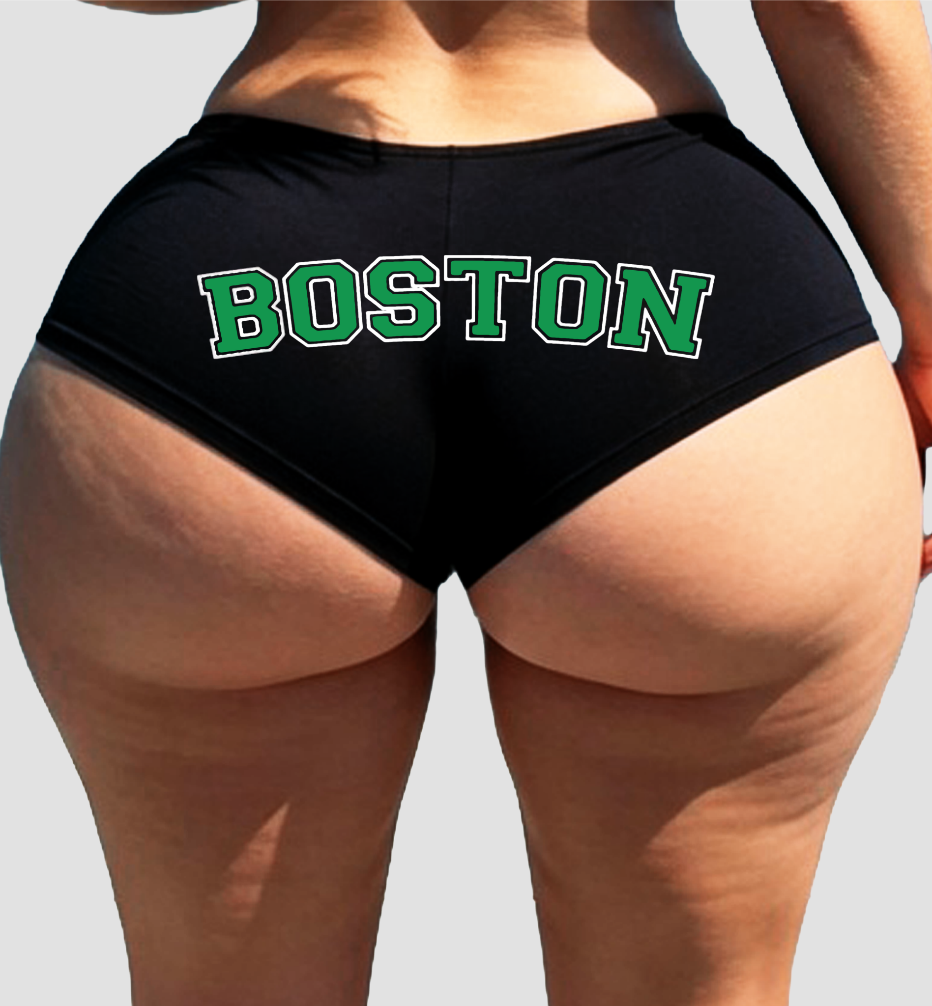 Boston Booty Shorts – Sexy Varsity-Style Panties for Women, Cheeky Cotton Underwear Gift for Girlfriend or Sports Fan S-3X
