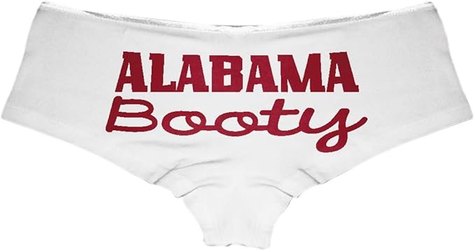 Alabama Booty Panties – Cheeky Southern Girl Cotton Underwear | Flirty Low-Rise Hipster Lingerie