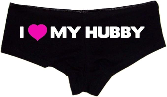 I Love My Hubby Panties – Cheeky Low-Rise Lingerie for Naughty Wife, Girlfriend, or Confident Women
