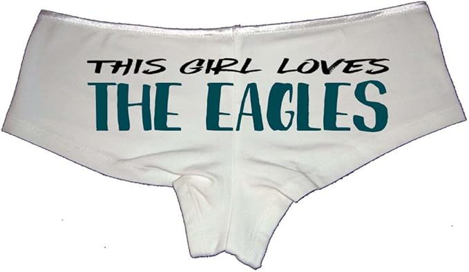 This Girl Loves The Eagles Booty Shorts – Sexy Cotton Boyshort Bikini Panties for Women for Her