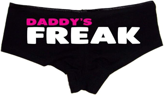 Daddy's Freak Booty Shorts – Cotton Boyshort Bikini Bottom Sexy Women’s Panties – Fun and Flirty Gift