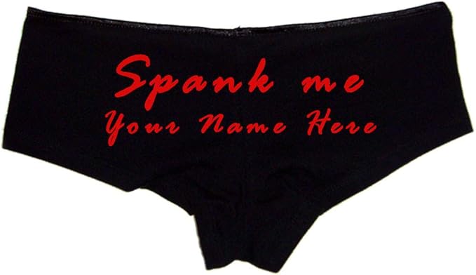 Spank Me I’ve Been a Bad Girl Panties—Naughty Cotton Booty Shorts, Cheeky Low-Rise Lingerie for Submissive Wives