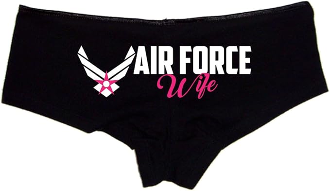 Sexy Military Air Force Wife Booty Shorts Boyshort Cotton Bikini Bottom Panties