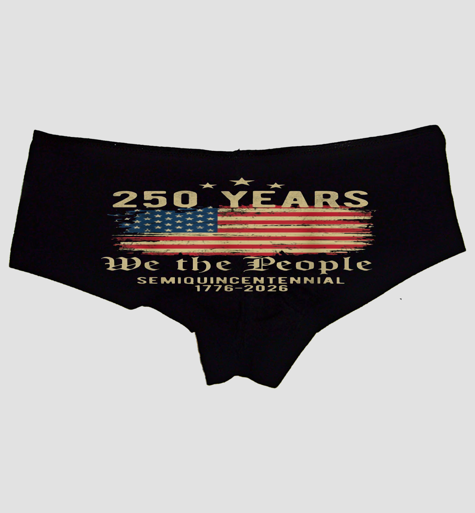 250 Years We The People Panties – Women’s Sexy Boyshort Underwear – Patriotic Lingerie Gift – 1776–2026