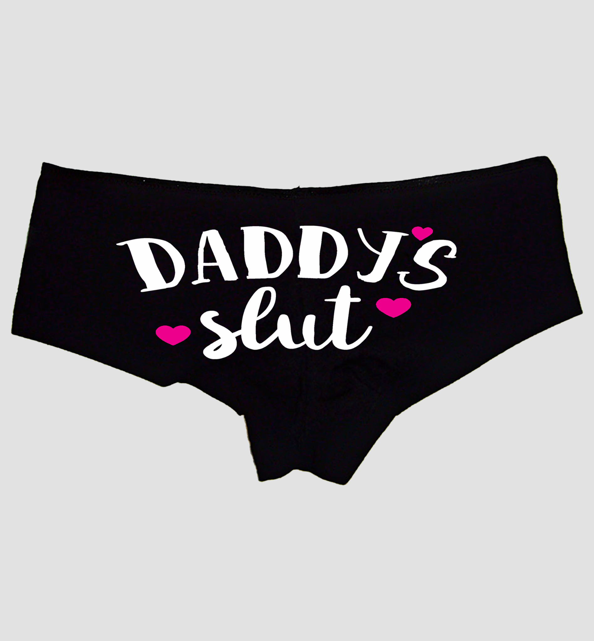 Sexy Girl Rock Daddy’s Slut Panties – Naughty Cotton Hipster Underwear for Women | Slutty Submissive Bedroom Lingerie Gift