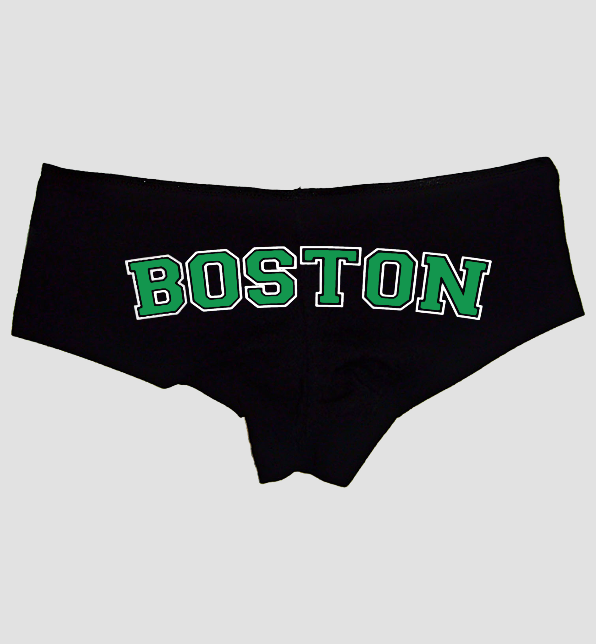 Boston Booty Shorts – Sexy Varsity-Style Panties for Women, Cheeky Cotton Underwear Gift for Girlfriend or Sports Fan S-3X