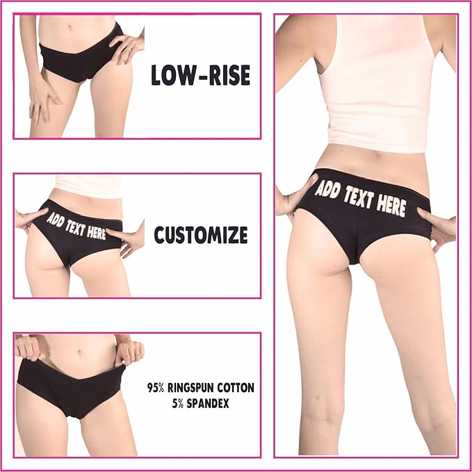 Sexy Girl Rock Custom Property of Daddy Women’s Panties – Flirty Premium Cotton Underwear for Her