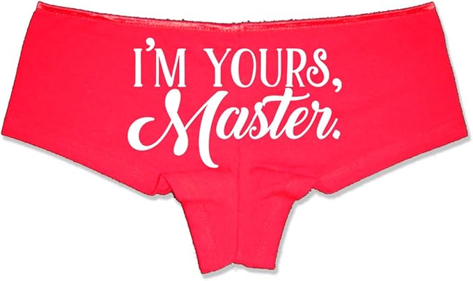 I'm Yours Master Booty Shorts Boyshort Cotton Bikini Bottom Sexy Panties