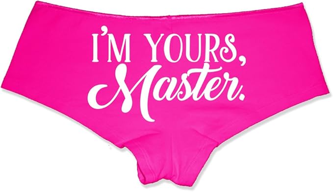 I'm Yours Master Booty Shorts Boyshort Cotton Bikini Bottom Sexy Panties