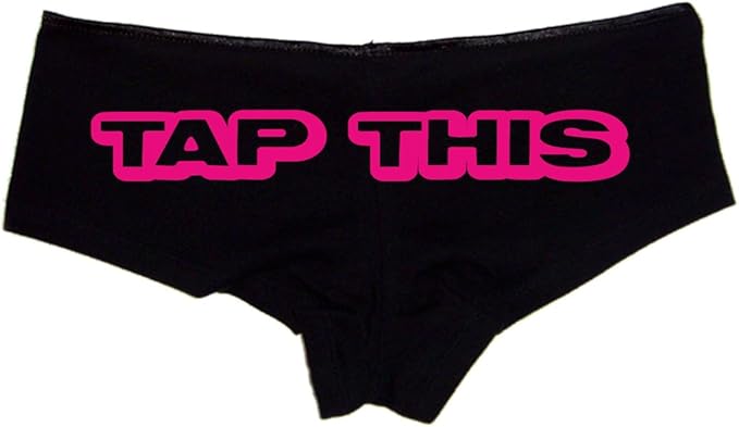 Tap This Booty Shorts Boyshort Cotton Bikini Bottom Sexy Panties