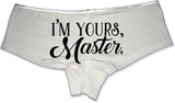 I'm Yours Master Booty Shorts Boyshort Cotton Bikini Bottom Sexy Panties