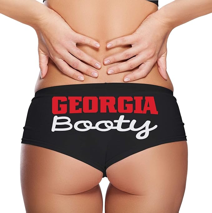 Sexy Girl Rock Georgia Novelty Hipster Panties – Flirty and Fun Cotton Women’s Underwear Gift