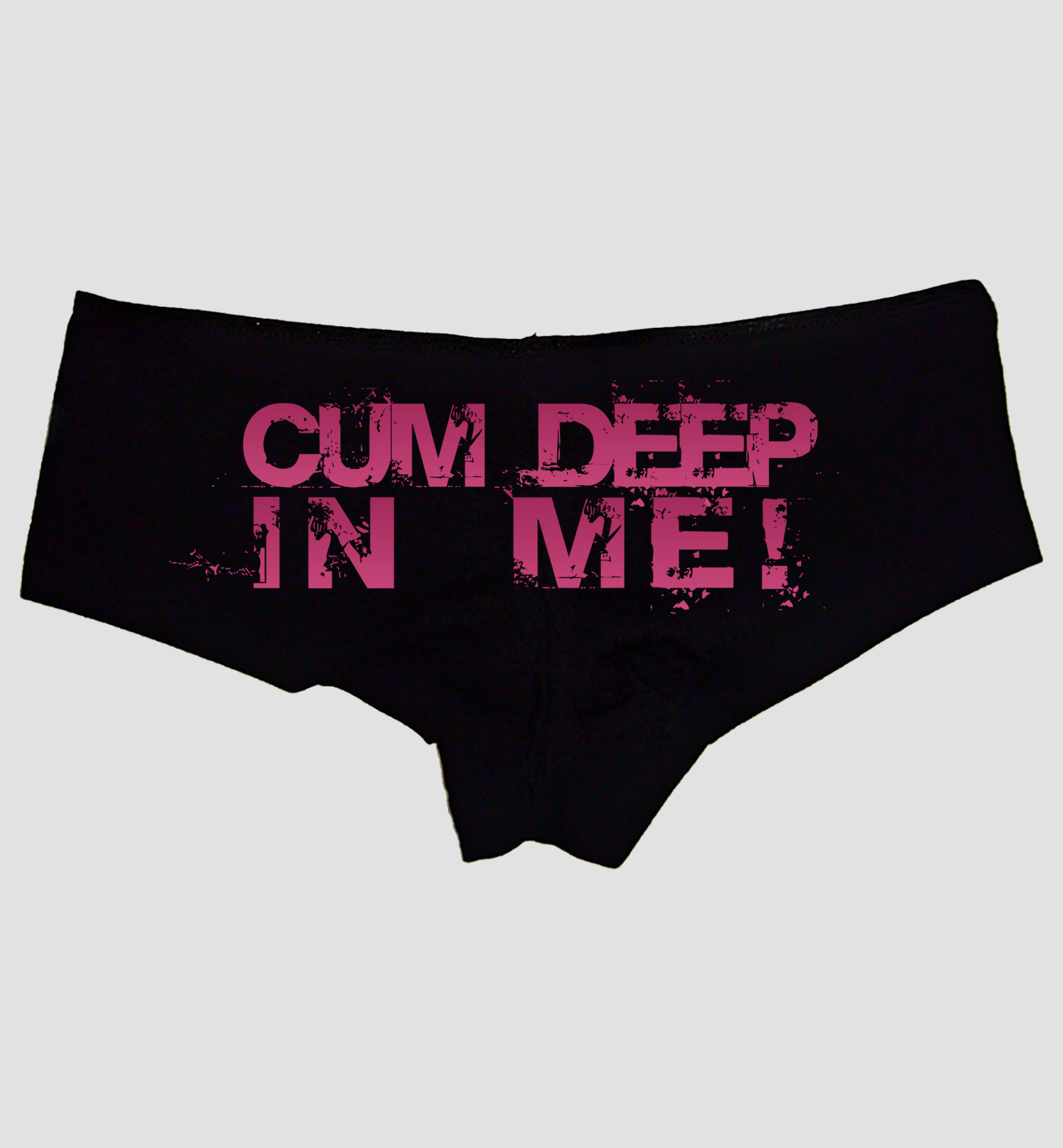 Sexy Girl Rock Cum Deep In Me! Booty Shorts Black