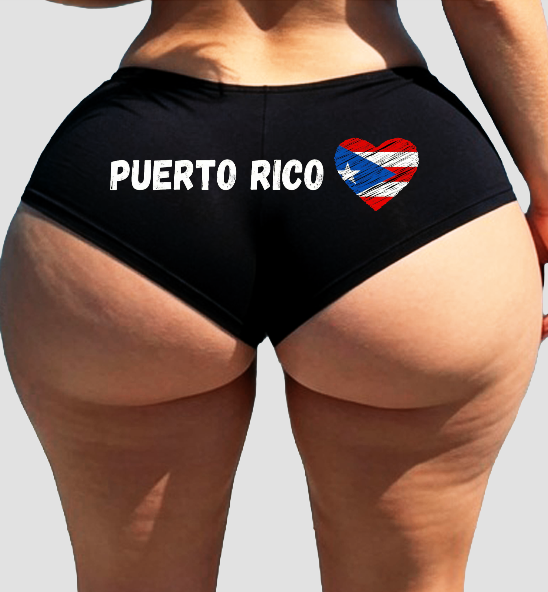 Puerto Rico Flag Panties – Women’s Boyshort Lingerie – Boricua Pride Gift