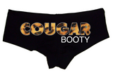 Cougar Booty Panties – Women’s Sexy Boyshort Underwear – Leopard Print Lingerie Gift for Confident Women