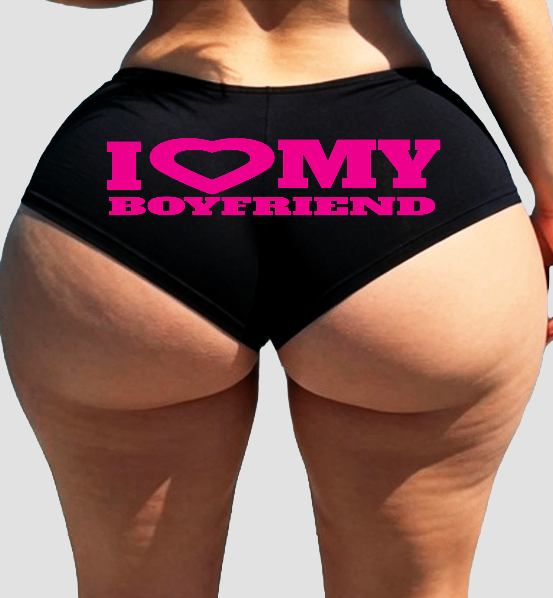 Sexy Girl Rock I Love My Boyfriend Panties – Cheeky Low-Rise Lingerie for Girlfriend or Naughty Wife Gift Idea