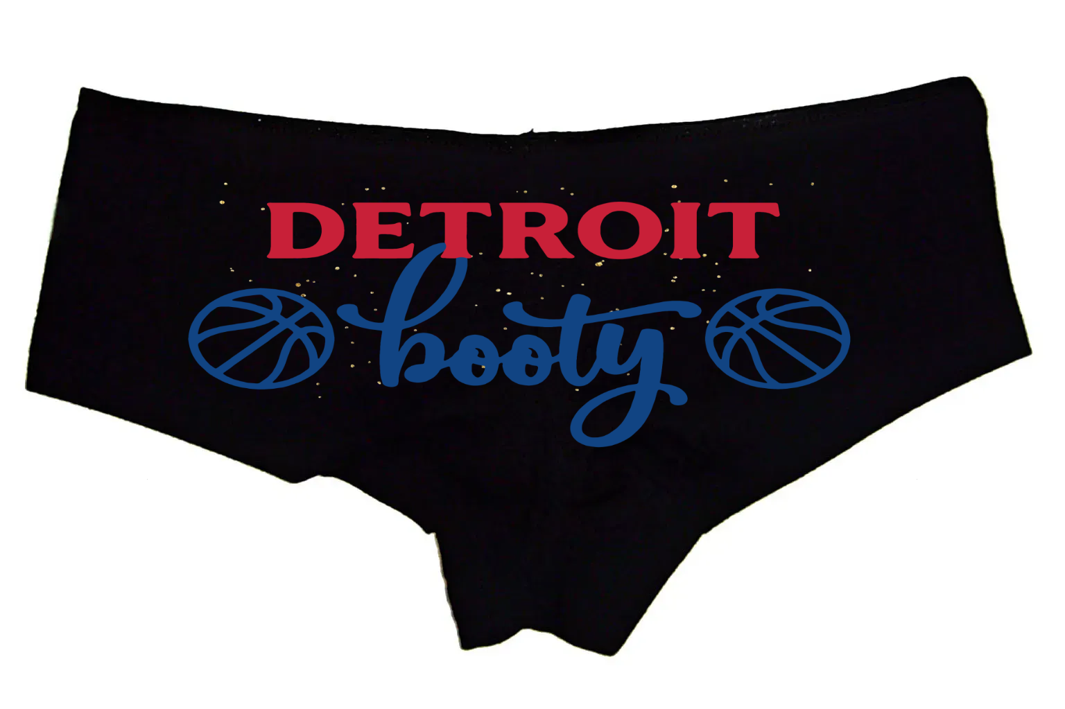Sexy Girl Rock Detroit Booty Panties – Women’s Boyshort Underwear – Funny City Lingerie Gift for Basketball Lovers & Michigan Girls